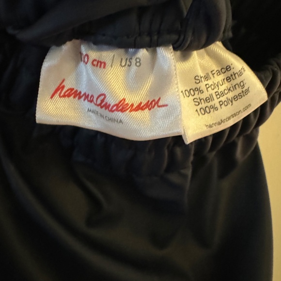 Hanna Andersson rain/mud pants kids size 8 - Picture 4 of 4